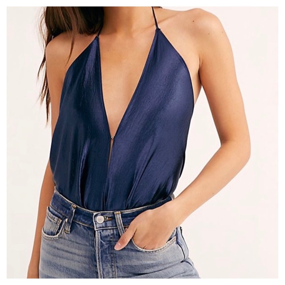Free People So Fine In Shine Bodysuit